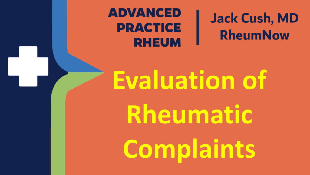 Eval of Rheumatic Complaints Cover image